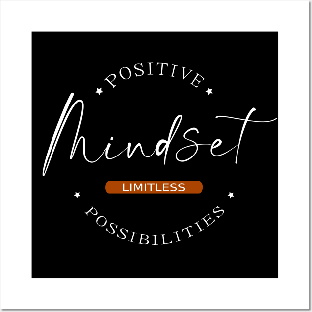 Positive Mindset, Limitless Possibilities | Mentalist Wall Art by FlyingWhale369